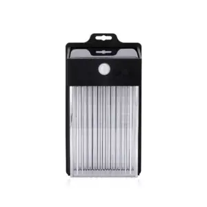 2pk LED Solar Rectangular Motion Sensing Wall Light - Techko Maid