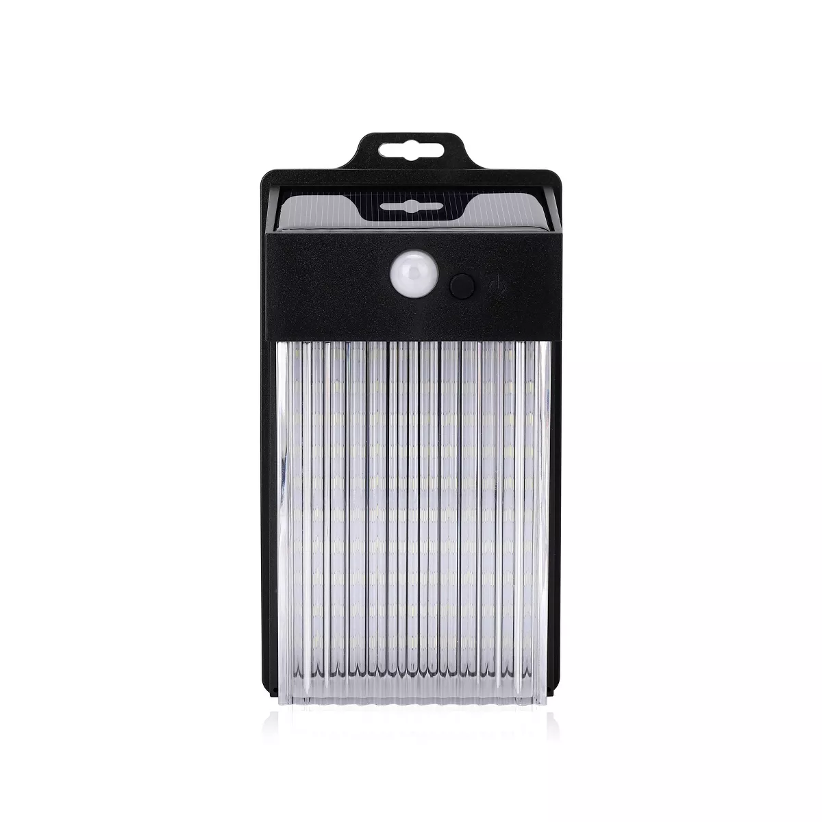 2pk LED Solar Rectangular Motion Sensing Wall Light - Techko Maid