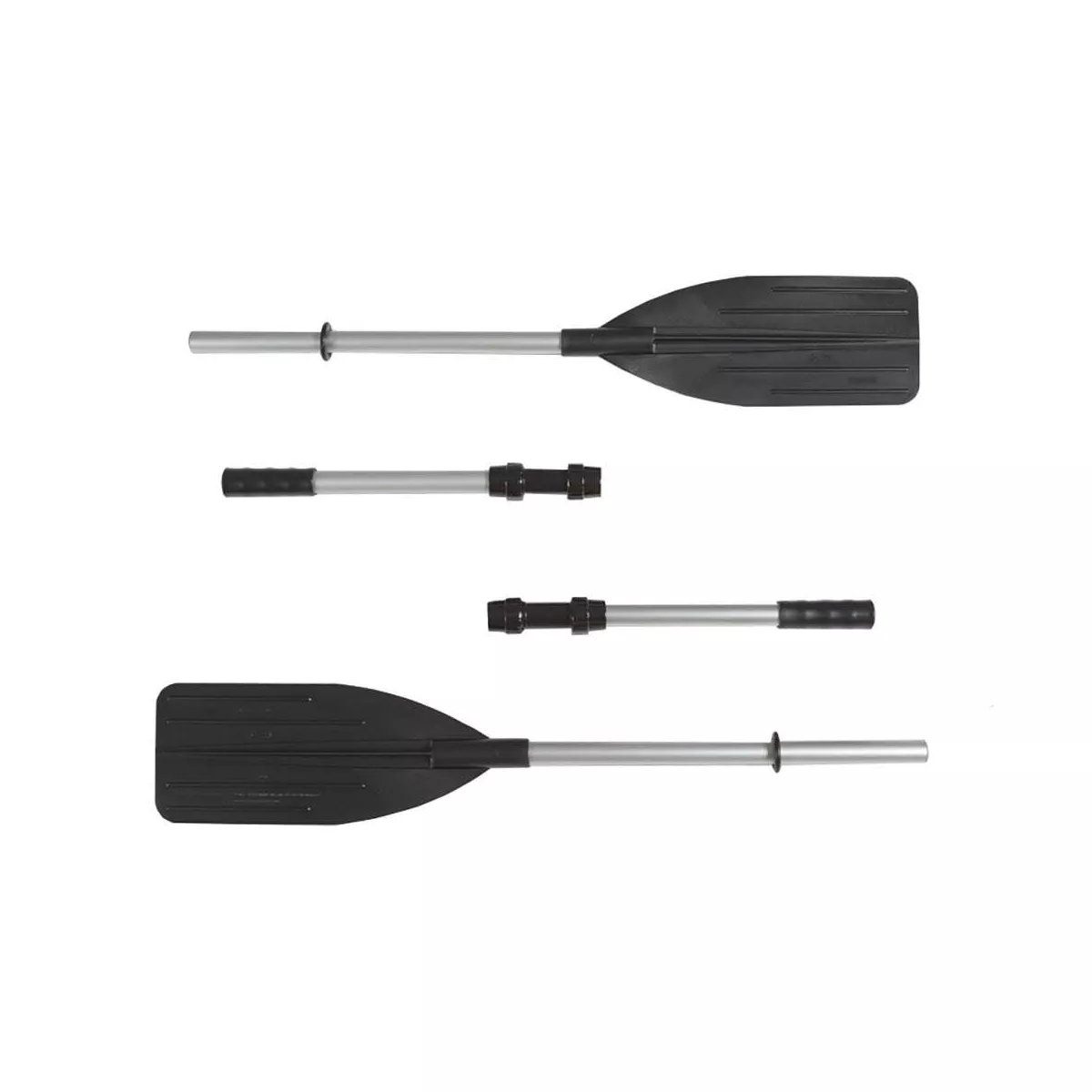 Intex Excursion 5 Inflatable Boat Set & 2 Transom Mount 8 Speed Trolling Motors