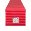 72"x14" In Love Embellished Table Runner Red - Design Imports