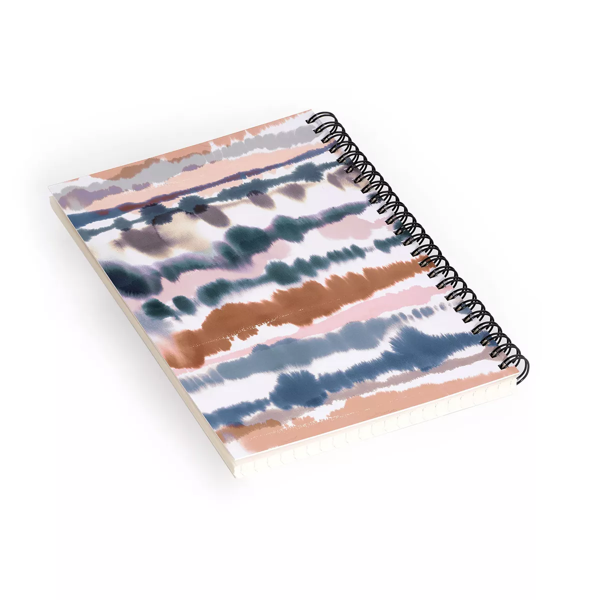 Ninola Design Soft Desert Dunes Blue Spiral Notebook - Deny Designs