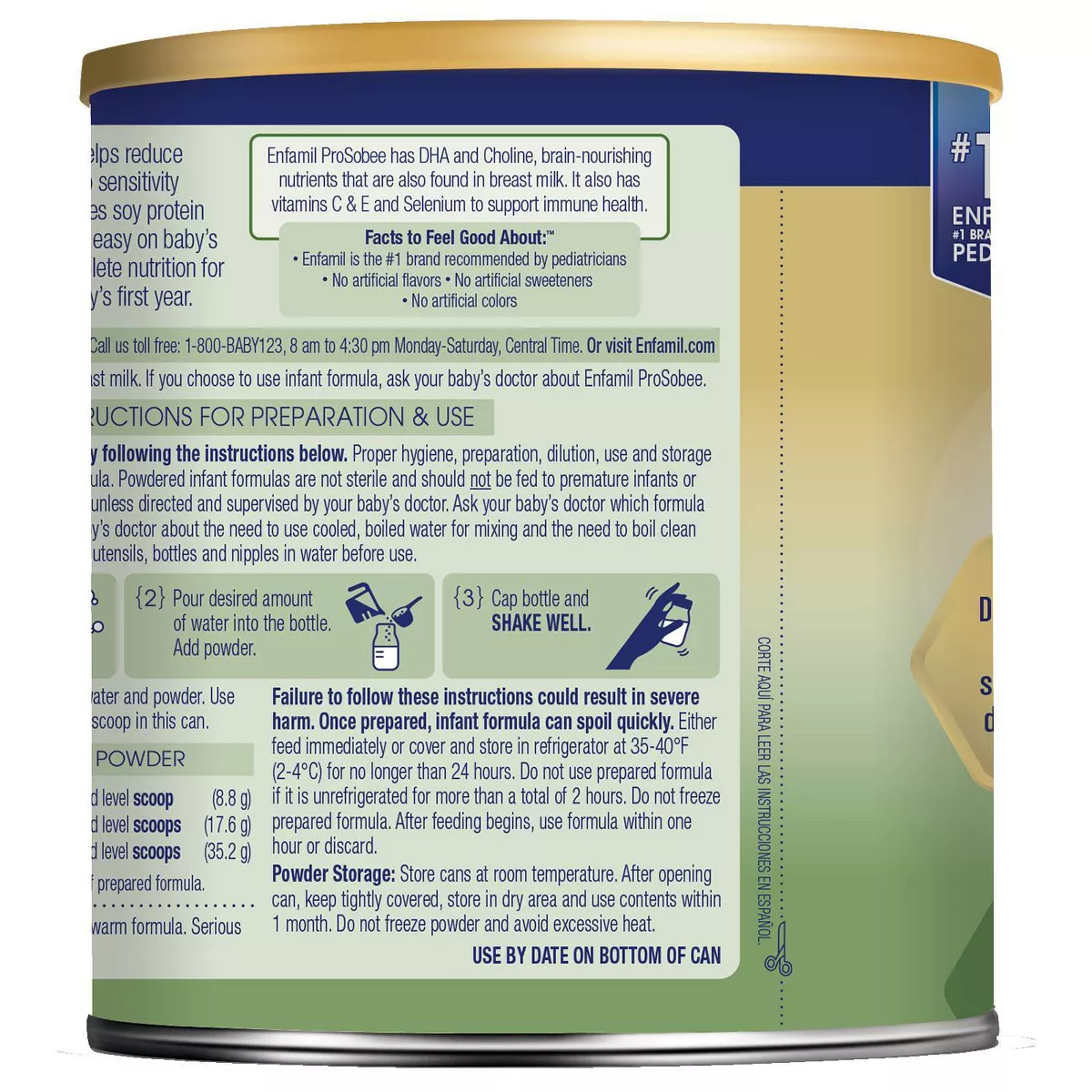 Enfamil Prosobee Soy Infant Formula Powder - 12.9oz