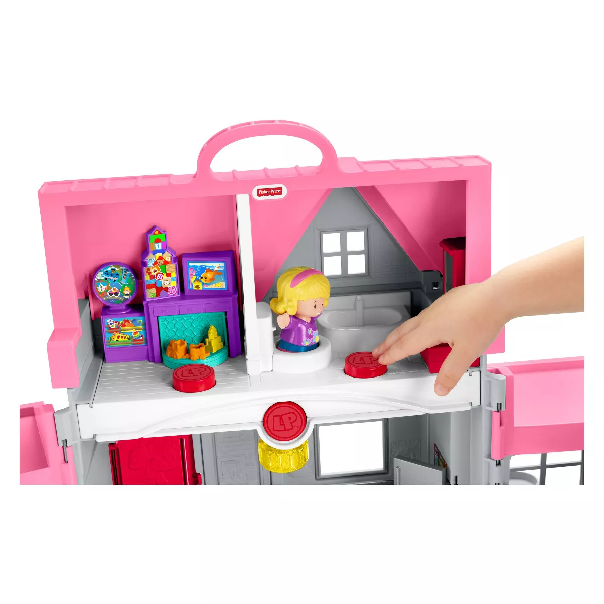 Fisher-Price Little People Big Helpers Home - Pink
