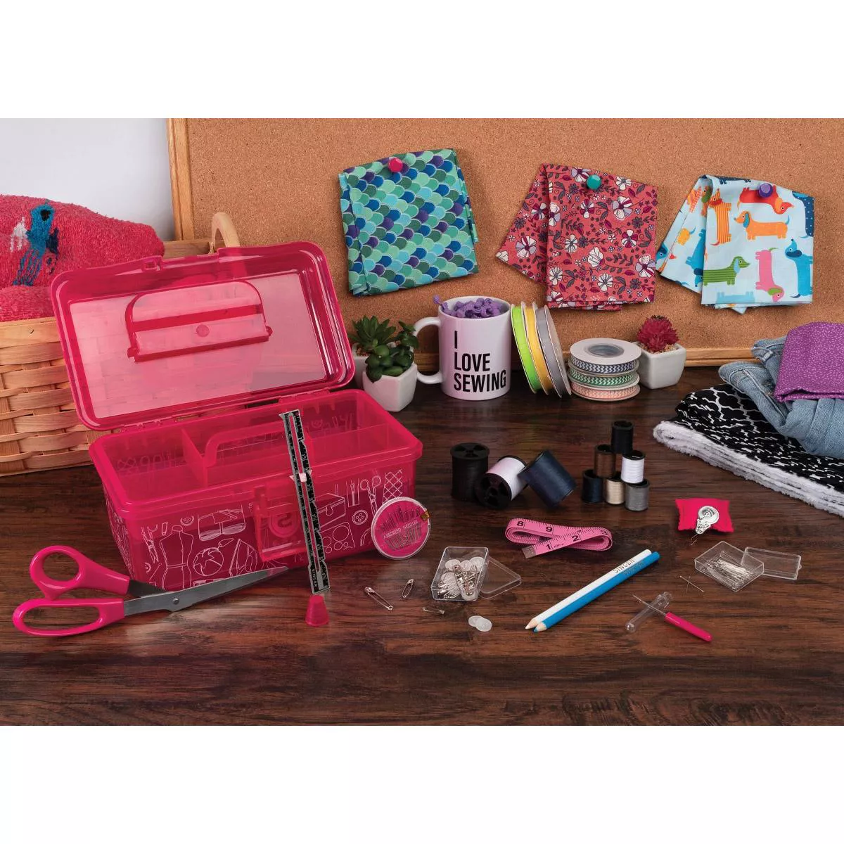 Singer Exclusive Sewer's Companion 174/Pkg-Pink