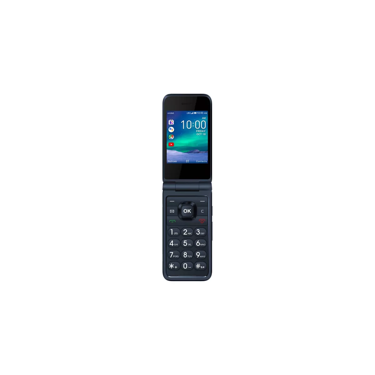Cricket Prepaid Debut Flip (4GB) - Black