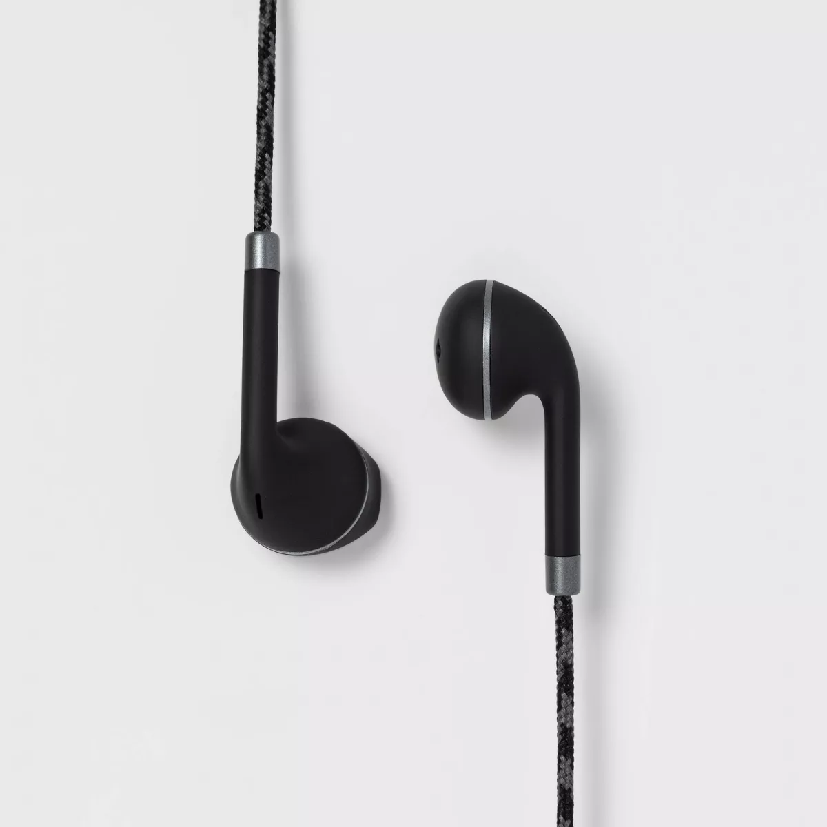 heyday™ Wireless Molded Tip Braided Earbuds - Black Tort