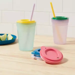 6pk Plastic Basic Kids Tumbler Lids - Pillowfort™