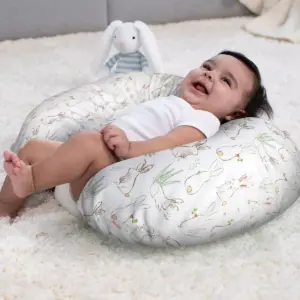 Boppy Original Nursing Pillow Cover - Pink Hip Hop Bunnies