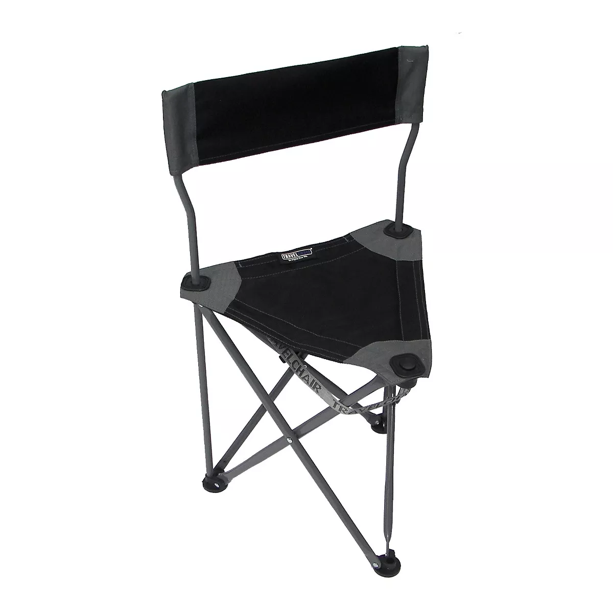 TravelChair Ultimate Slacker 2.0 Portable Outdoor Folding Stool Seat, Black
