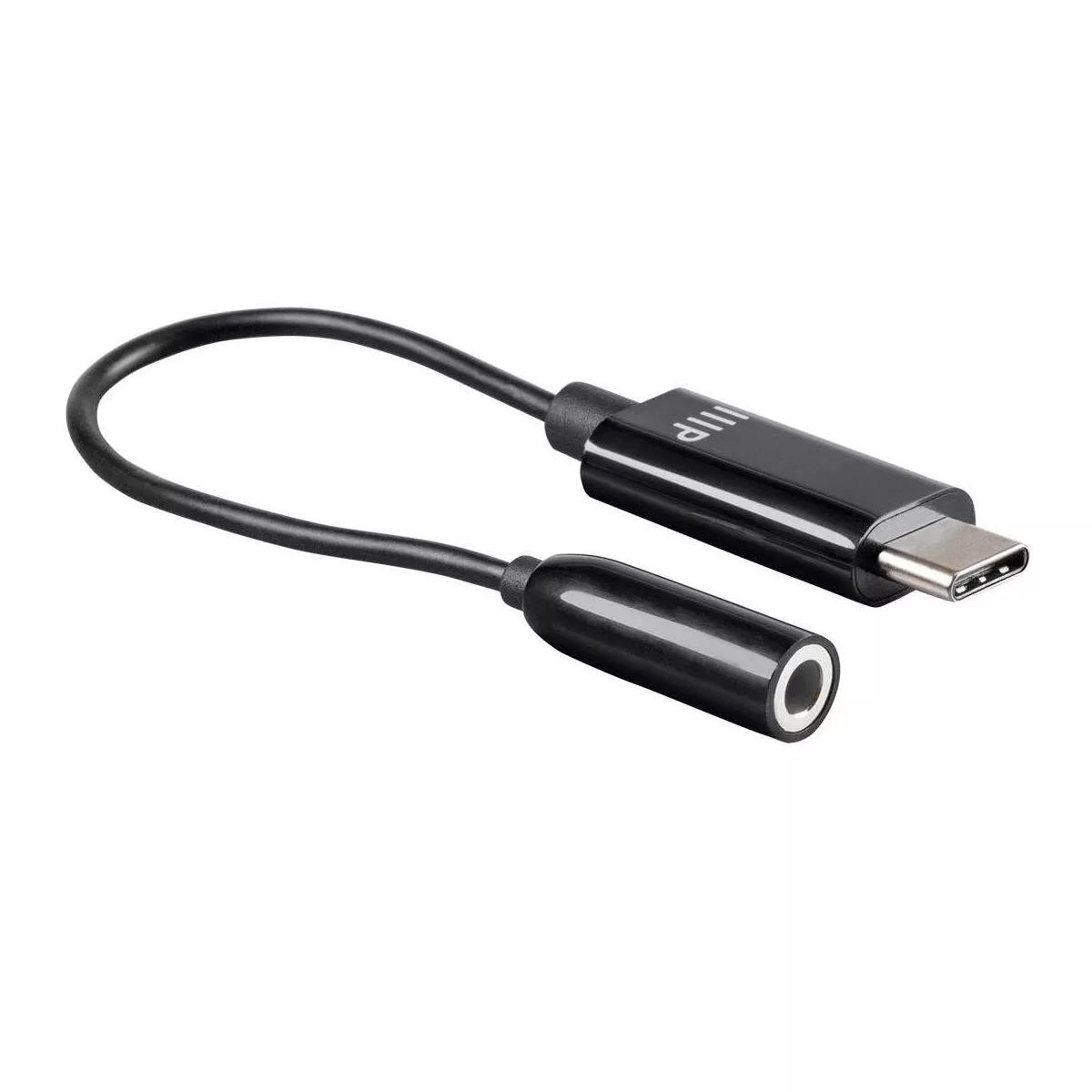 Monoprice USB-C to 3.5mm Audio Auxiliary Adapter - Black Ideal For Smartphones, Androids, LG, HTC