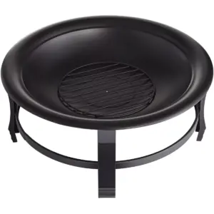 John Timberland Black Outdoor Fire Pit Round 30