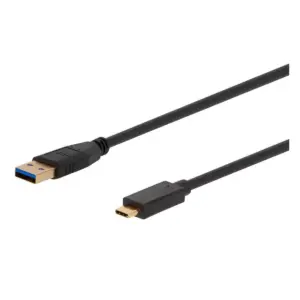 Monoprice USB 3.0 Type-C to Type-A Cable - 3 Feet - Black, For Nintendo Switch, Samsung Galaxy S10 S9 S8 Note, Android Google Pixel - Select Series