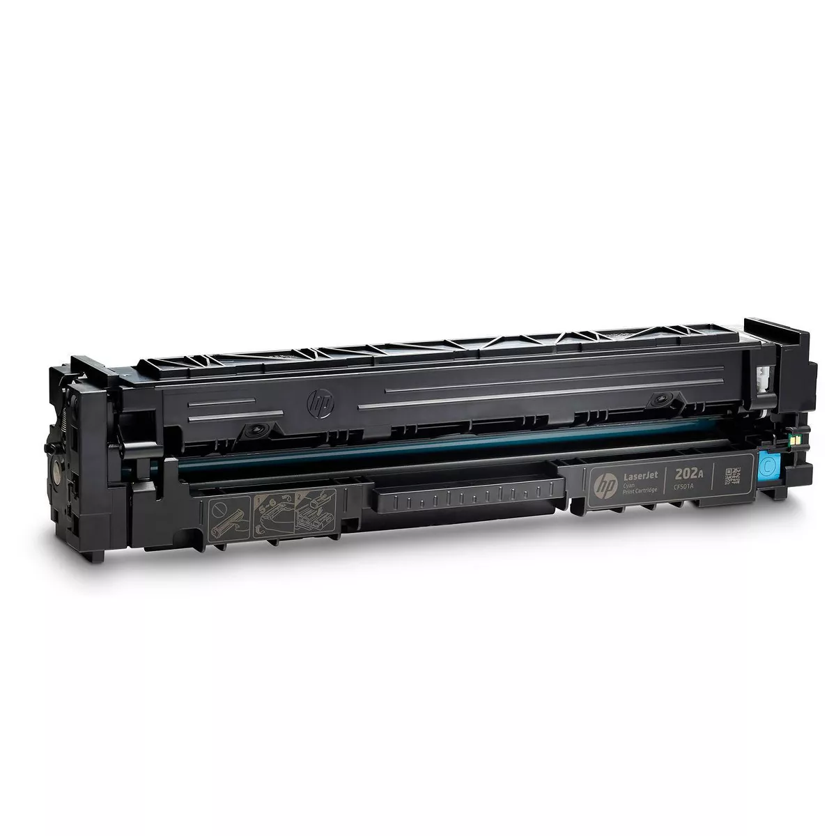 HP 202A LaserJet Toner Cartridge - Cyan (CF501A)