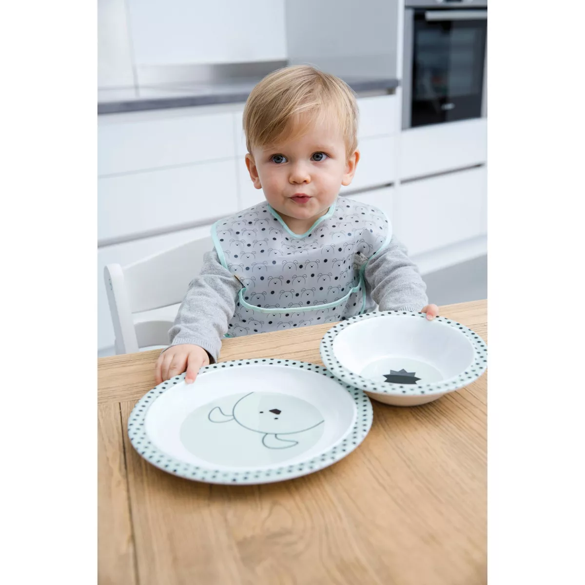 Lassig Little Chums Bowl - Blue/White