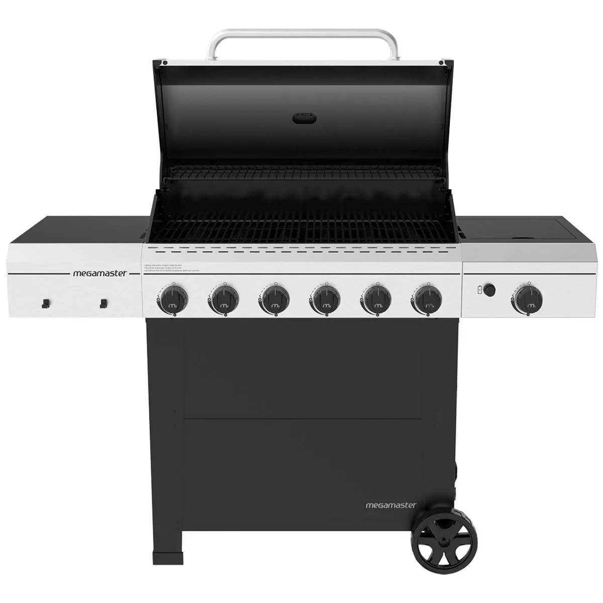 Megamaster 720-0983CTG 6 Burner Gas Grill with Stainless Steel Tong