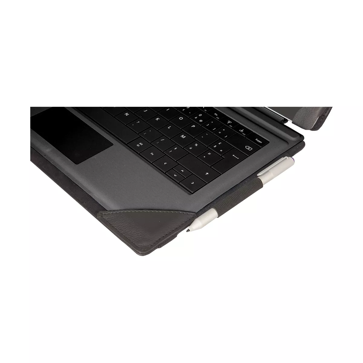 Urban Factory Elegant Folio Carrying Case (Folio) Tablet - Black - Simili Leather - 7.6