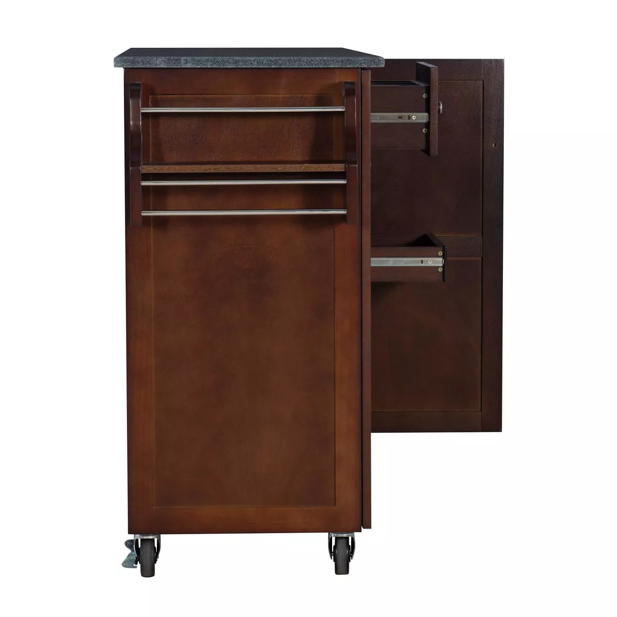 Alanis Kitchen Cart Espresso - Linon
