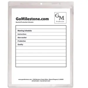 C-Line Clear Vinyl Shop Ticket Holder Both Sides Clear 50
