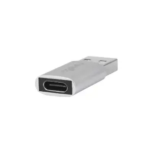 Rocstor Premium USB 3.0 to USB C Slim Aluminum Adapter - USB Type-C - 1 x Type 1 x USB 3.0 Type Male - 1 x Type C Female USB - Aluminum Case