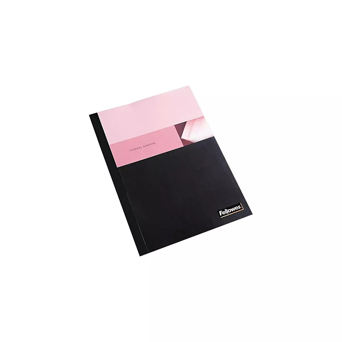 Fellowes Thermal Binding System Covers 240-Sheet Cap 11 x 8 1/2 Clear/Black 10/Pack 5257001
