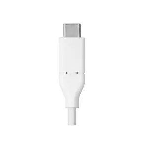 Monoprice USB & Lightning Cable - 0.5 Meter - White | 2.0 USB-C to USB-C 3A 480 Mbps - Select Series