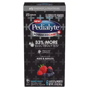 Pedialyte AdvancedCare Plus Electrolyte Powder - Berry Frost - 3.6oz Total