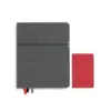TRU RED Large Mastery with Pocket Journal, Charcoal/Red TR58437