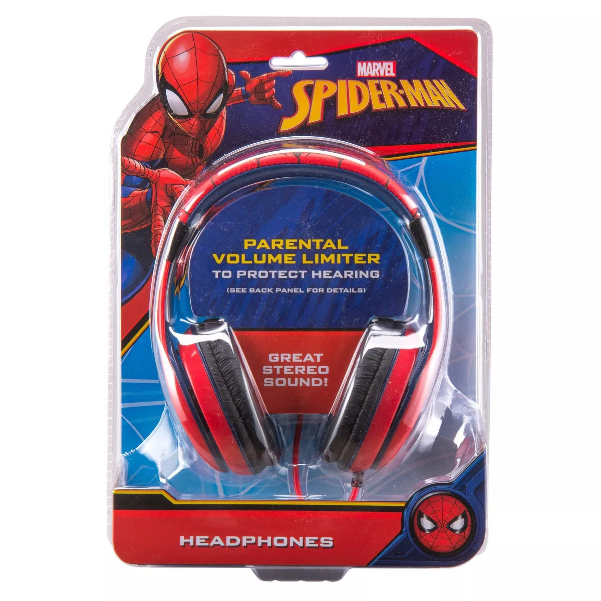 Marvel Spider-Man Kids' On-the-Ear Wired Headphones