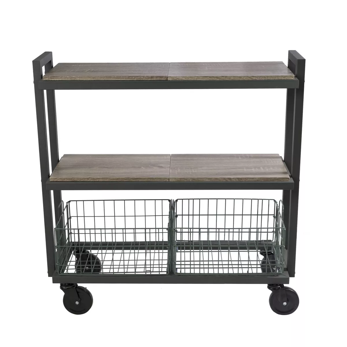 Cart System with wheels 3 Tier Green - Atlantic