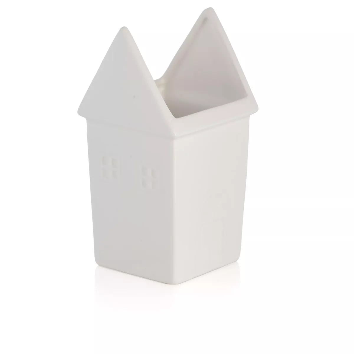 Kasbah House Planter - White - Shiraleah