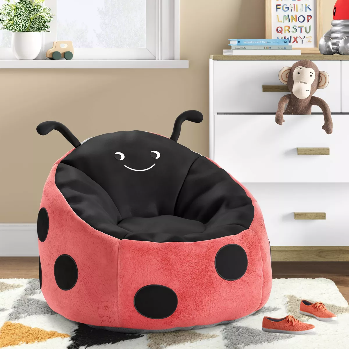 Ladybug Bean Bag Chair - Pillowfort™
