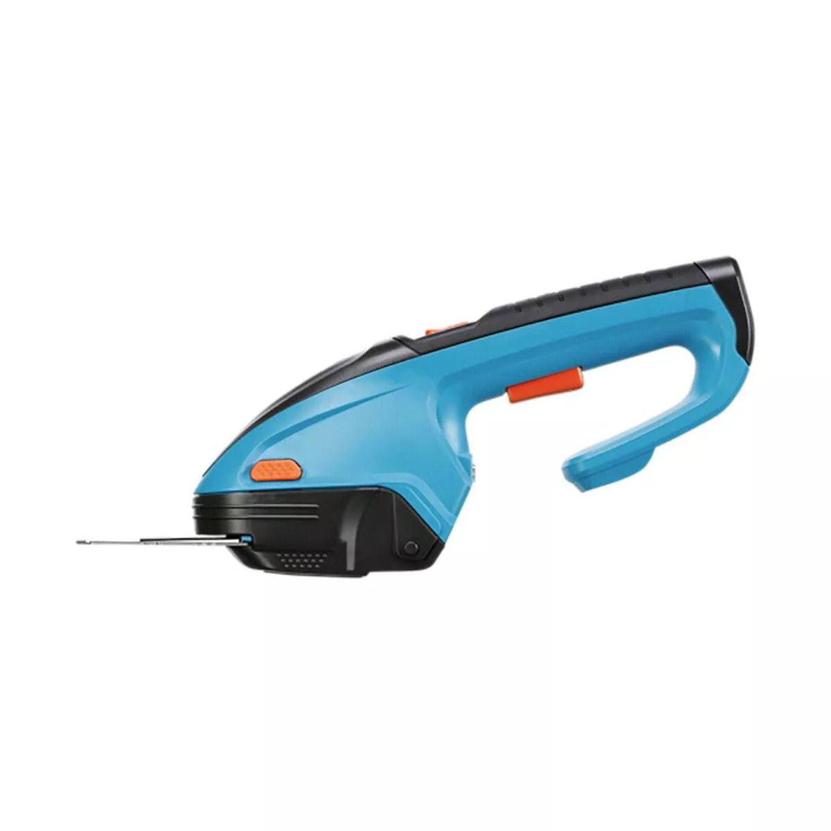 Gardena 3 Inch Cordless Lithium Ion Rechargeable ClassicCut Grass Shears, Blue