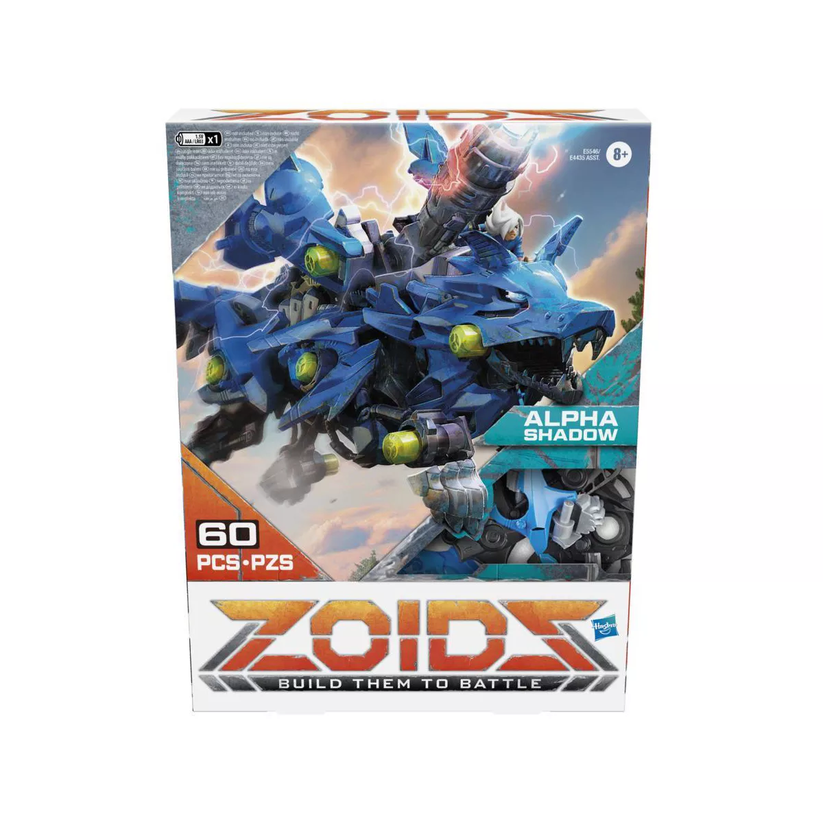 Zoids Giga Battlers Alpha Shadow - Wolf-Type Buildable Beast Figure, Motorized Motion - Kids Toys Ages 8 and Up, 58