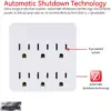 General Electric 6 Outlet Surge Protector Charging Station