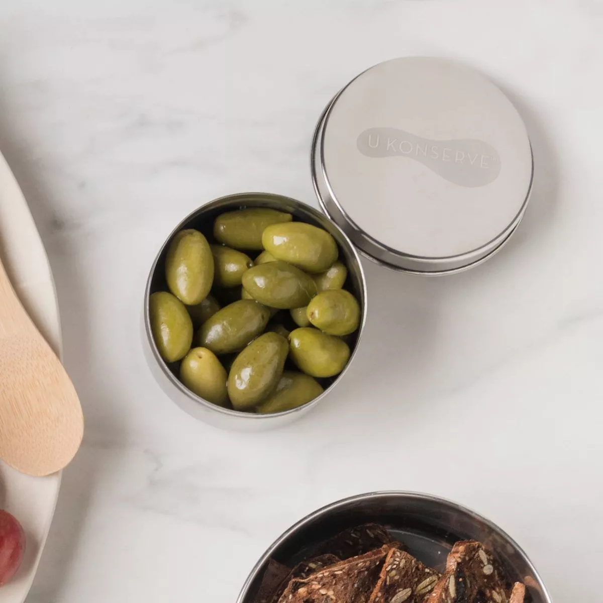 U-Konserve Big Mini Stainless Steel Food-Storage Container Round 7oz