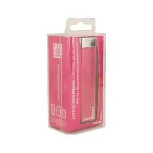 Urban Factory Emergency Battery - Power Lipstick - For iPhone, Smartphone, GPS Device, PSP, USB Device, Action Camera - 3000 mAh - 1 A - 5 V DC Output