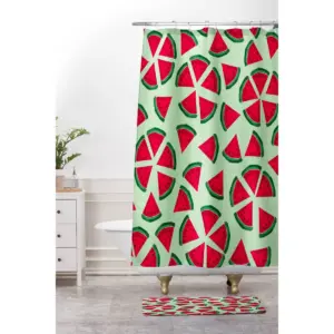 Kelli Murray Bloom Memory Foam Bath Mat Green - Deny Designs