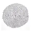 4pk Pressed Dahlia Placemats Silver - Chilewich