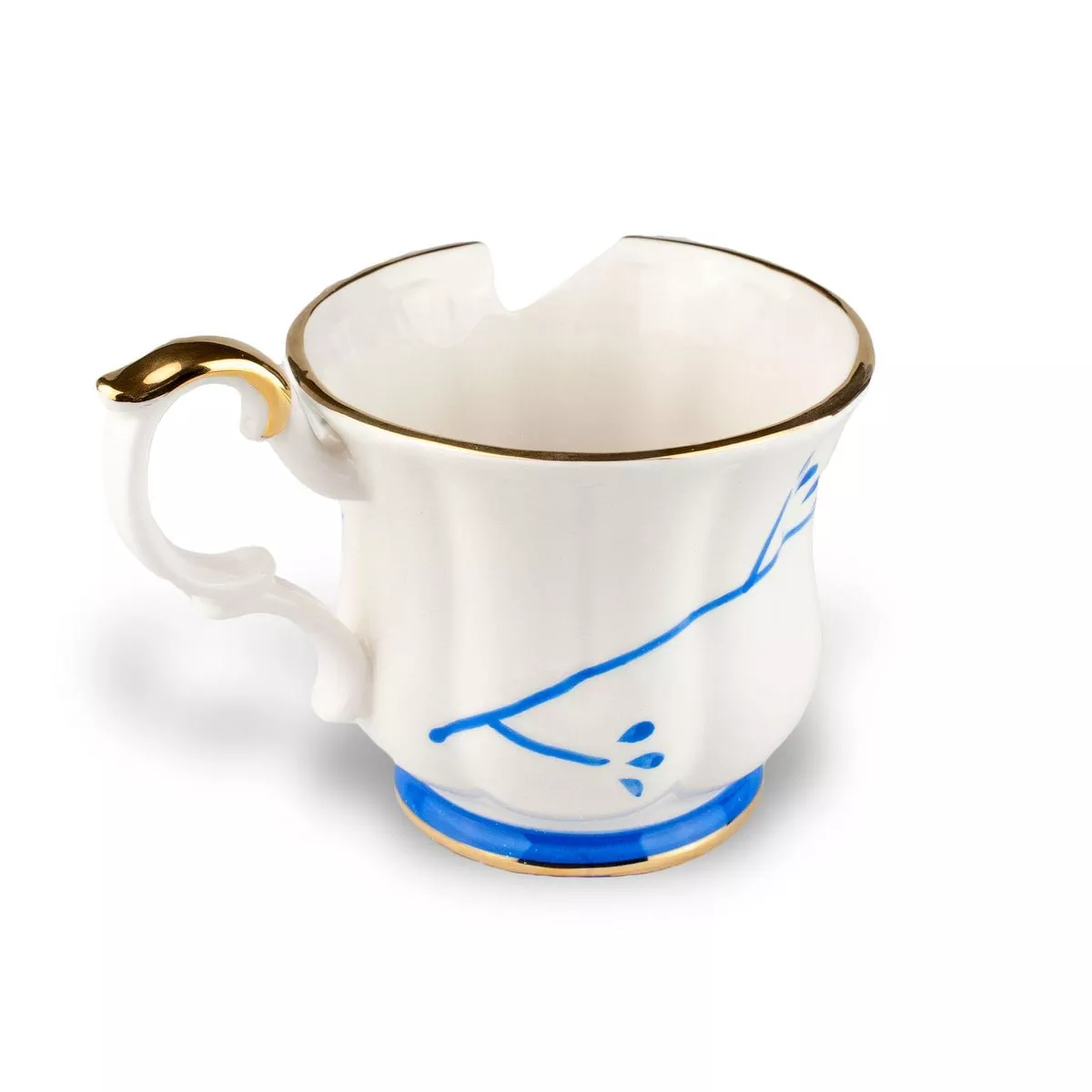 Surreal Entertainment Once Upon A Time Collectibles | White Chipped Ceramic Molded Mug | 12oz