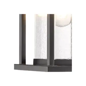 John Timberland Modern Outdoor Wall Light Fixture Painted Dark Gray 11