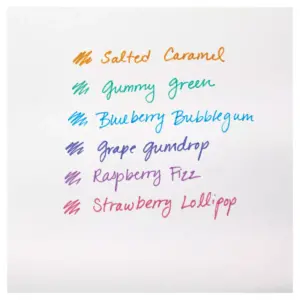 6pk Marker Pens Flair Medium Tip .7mm Candy Pop Colors - PaperMate