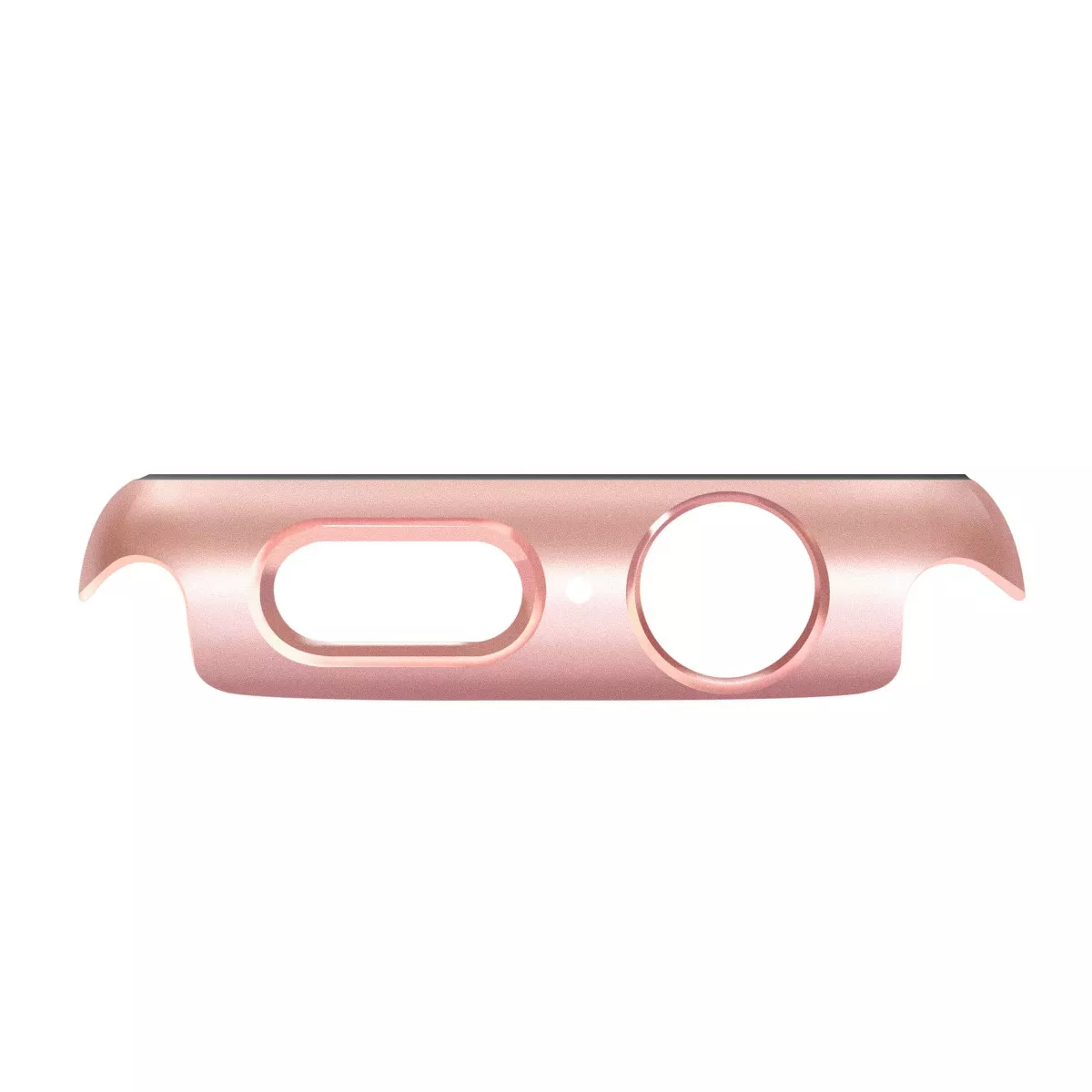 Metal Hard Case Compatible with Apple Watch 40mm Series 6 5 4 SE, Built in Tempered Glass Screen Protector Full Protective Cover, Rose Gold by Insten