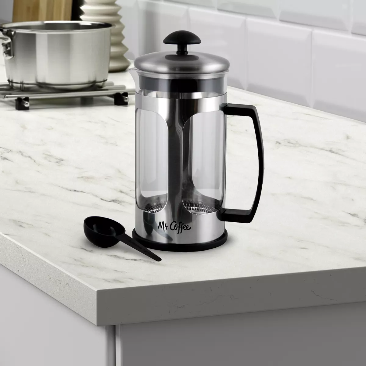 Mr. Coffee Daily Brew 1.2 Quart Coffee Press