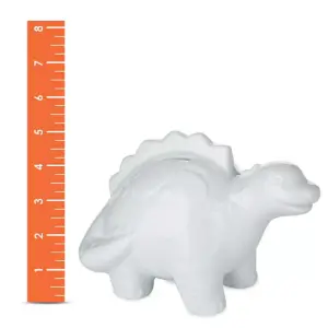 MindWare Paint Your Own Porcelain Bank: Dinosaur - Creative Activities - 3 Pieces