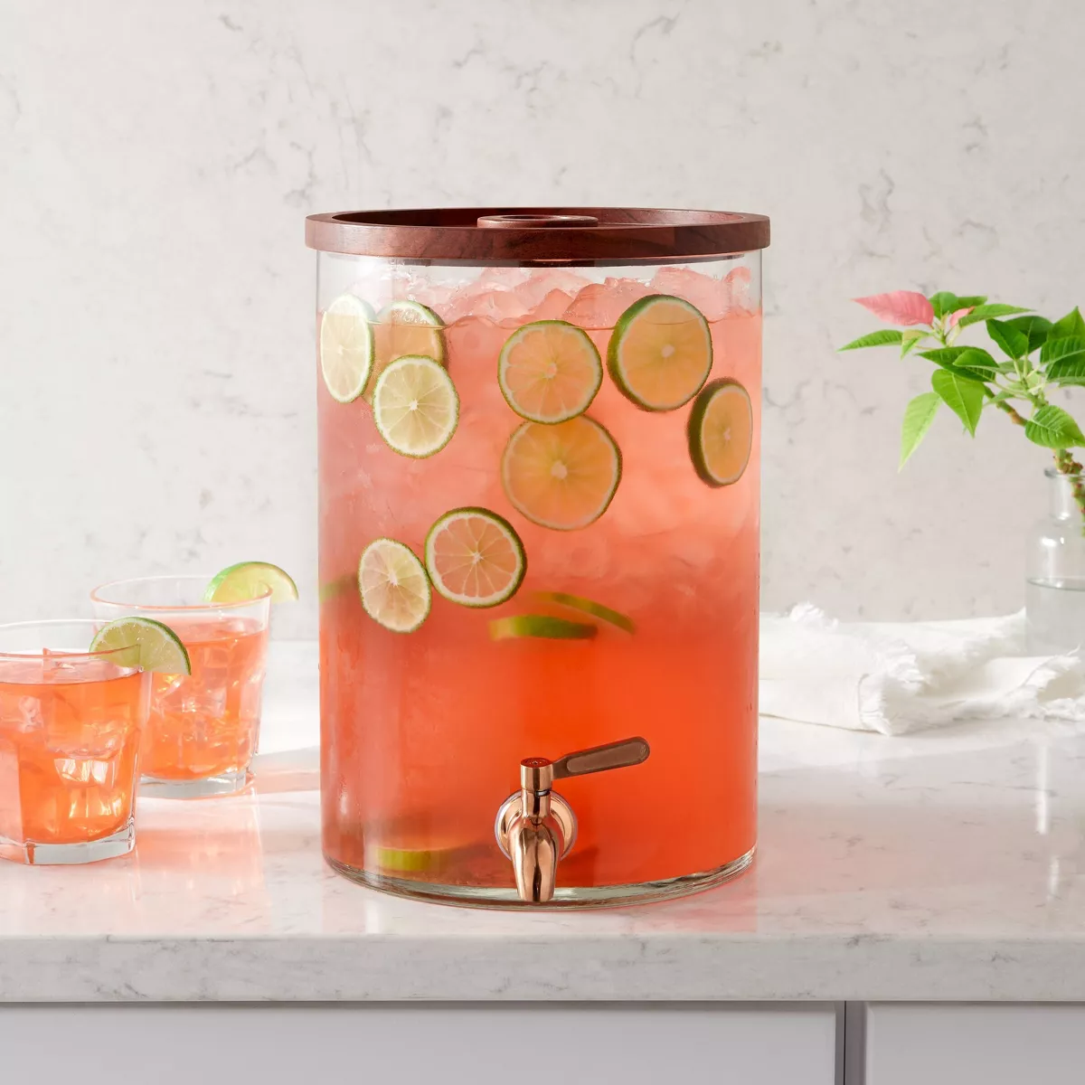 2gal Glass Modern Beverage Dispenser - Threshold™