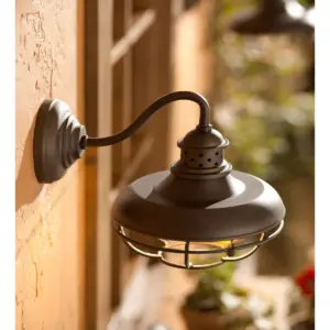 Franklin Iron Works Rustic Outdoor Wall Light Fixture Farmhouse Bronze 9