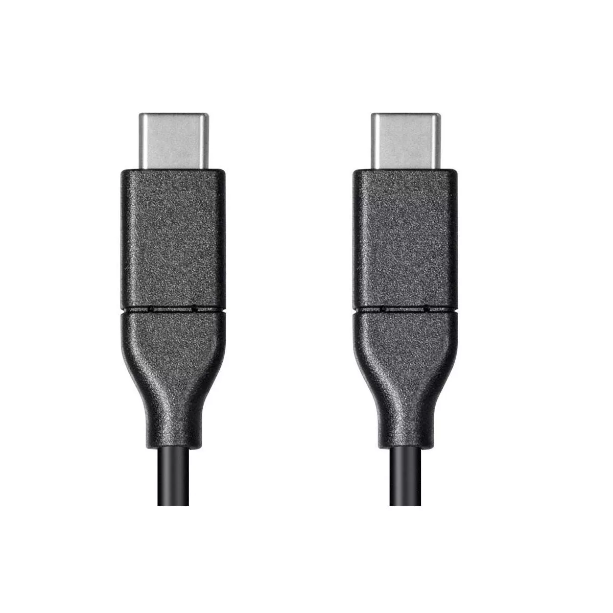 Monoprice USB & Lightning Cable - 1 Meter - Black | 2.0 USB-C to USB-C 5A 480 Mbps - Select Series