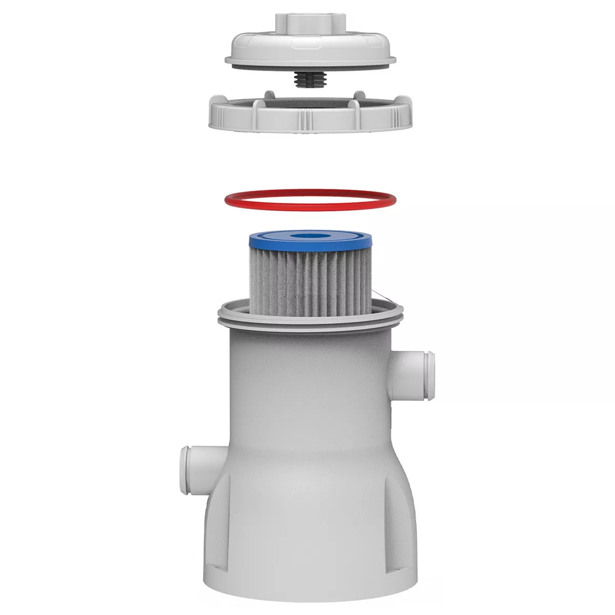 JLeisure Avenli Clean Plus 1000 GPH GFCI Above Ground Swimming Pool Filter Cartridge Pump with 32 mm Hoses for Pools Up To 5,100 Gallons