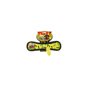 Tuffy Ultimate Bone Dog Toy - Yellow