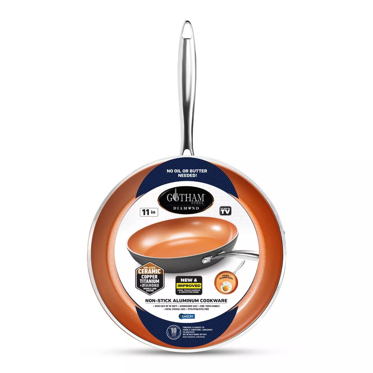 Gotham Steel 11" Diamond Saute Pan